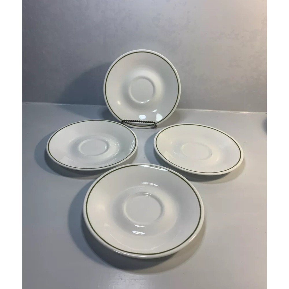 Lot of 4  Vintage Corelle Spice Of Life Saucers‎ 6.25"
